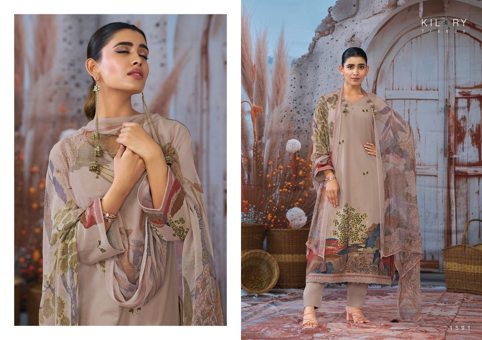 Devine By Kilory Cotton Linen Printed Salwar Kameez Exporters In India